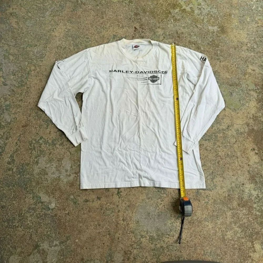 Harley Davidson Motorcycles Y2K Long Sleeve Biker Shirt